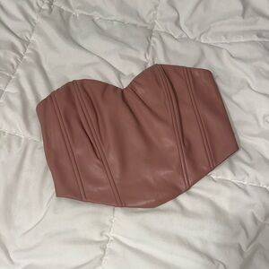 Elegant Mauve Crop Top